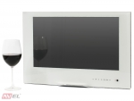 Встраиваемый телевизор для кухни AVS220W (белая рамка)