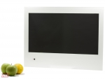 Встраиваемый телевизор для кухни AVS240K (белая рамка)