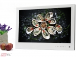 Встраиваемый Smart телевизор для кухни AVS240WS (белая рамка)